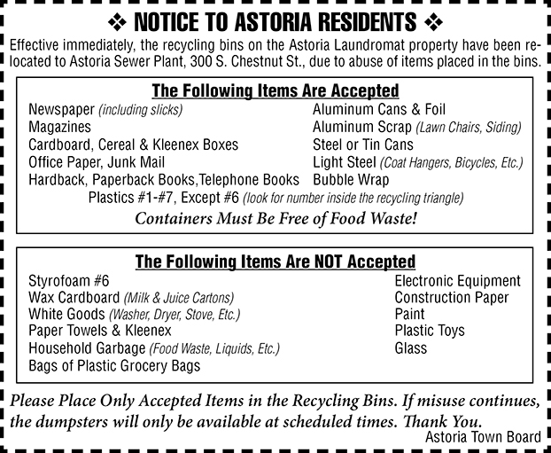 Recycling requirements